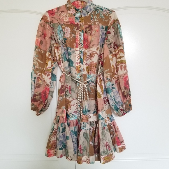 cassia drop waist mini dress